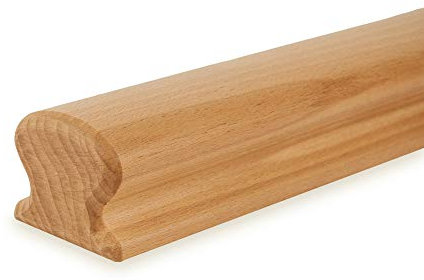 Handlauf Buche lackiert - 55x50mm - Omega (300 cm)