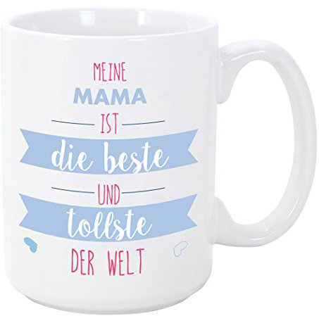 Mama Tasse/Becher/Mug - Meine Mutter ist die Beste und Tollste der Welt - Schöne und lustige Kaffeetasse als Geschenkidee für Mütter/zum Muttertag/zum Geburtstag