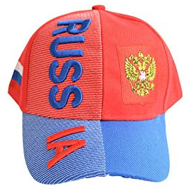 Flaggenfritze Kappe Motiv Russland Fahne, Nation - Cap mit russischer Fahne