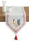 Maison d' Hermine Tischläufer 100% Baumwolle 50cm x 150cm Tischläufer, dekorativer waschbarer Oster-Tischläufer für Essen, Buffetpartys und Camping, Campagne – Frühling/Sommer