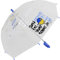 Smiley World Kinder Stockschirm Transparent - Blau