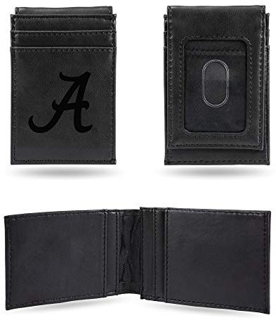 Rico Industries Geldbörse mit Lasergravur, Alabama Crimson Tide Black