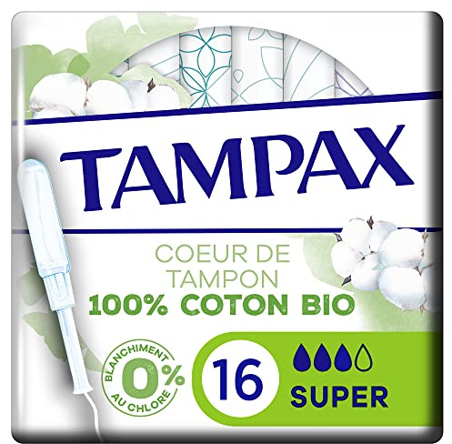 Tampax Cotton Protection Super Tampons Applicator - 16 count