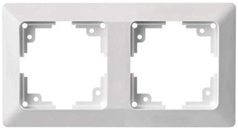Doppel zweifach Rahmen Steckdose Lichtschalter Zweifachrahmen Serie EMOS