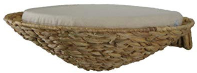 Lycce Katzen-Wandliege Gwenn mit weichem Kissen Wasserhyazinthe Ø 36cm x 10cm