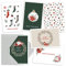 Weihnachtskarten – verschiedene Happy Holidays Karten verpackt mit 36 Karten mit Umschlägen – 6 Designs pro Packung – Jahreszeiten-Grußkarten mit skandinavischem Motiv – leere Weihnachtskarten