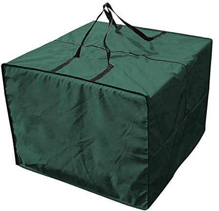 Schutzhülle Für Auflagen, Wasserdicht Loungekissen Aufbewahrung Tasche Outdoor Kissen Aufbewahrungstasche Tasche Mit Tragegriff Für Patio Möbel Kissen, 81cm L X 81cm W X 61cm H