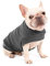 Dociote Hund Pullover - weiche und warm T-Shirt Hunde Frühling Kleidung Mantel Katzenpullover für kleine Hunde Katzen Grau M