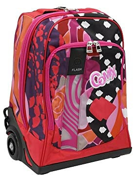 ZAINO TROLLEY ORGANIZZATO COMIX FLASH ROSA