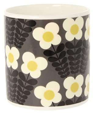 Orla Kiely Bunch of Stems Grey Mug - 350ml