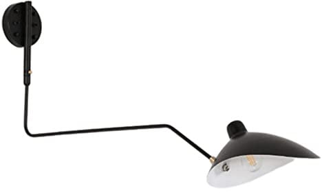 perfk Moderne Schwingarm Wandleuchte mit Langem Arm Einstellbar für Den des