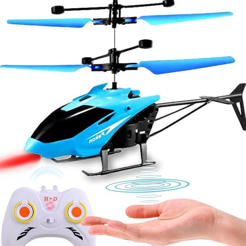 XUBX Mini Hélicoptère RC, Hélicoptères Volante Infrarouge, Télécommandé Hélicoptère, RC Flying Ball Jouets Cadeau, Contrôle Inductif, Magic Flying Jouet pour Filles Adultes Garçons-1