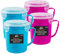 Soup Containers with Lids | 4 Pack | 600ml Microwavable Soup Mug with Lid | Microwave Bowl Soup Storage Containers | Dishwasher Safe Leak Proof Soup Cups with Lids for Home-Office & Outdoors