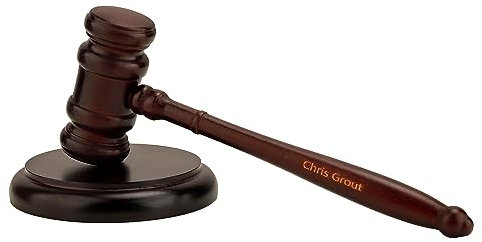 Personalisierte Gavel und Block Set hölzerne Richter Hammer mit eingraviertem Text Richter Gavel und Sound Block für Anwalt Richter Sitzung Auktion Graduierung, Geschenke für Richter