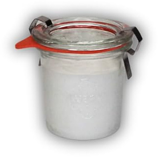 BIOKEMA - nachhaltige Kerze im Weckglas - ohne künstlichen Chemikalien - 100% aus recycelten Materialien (140ml)