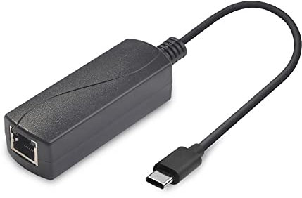 REVODATA 10W Gigabit PoE to USB-C Driver Converter, PoE to Type-C Power Output with Ethernet Adapter, 5V/2A Output, IEEE802.3af, Wired Broadband and PD Charging for Phone/Tablet (GP2C5V)