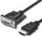 J&D Câble HDMI vers VGA, Adaptateur Unidirectionnel Mâle à Mâle, Prend en Charge Résolution 1080p, Compatible avec Ordinateurs, PC, Laptops, HDTV, Conducteurs en Cuivre Durables, Noir, 2 m