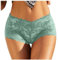 Frauen Spitze Boyshort Sexy Blumen Höschen Low Rise Unterwäsche Damen Bequeme Unterhose Weibliche Dessous Textil Unterwäsche Damen