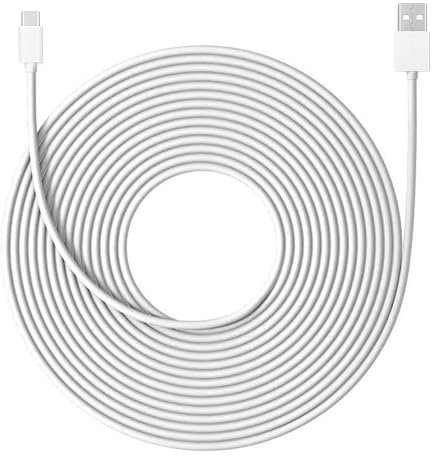 Cable USB C de 5 m de largo, cable de carga USB A a USB C, cable de carga y sincronización de datos, cable de extensión de alimentación extralargo tipo C, cable de carga rápida y sincronización