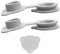 Silicone Bathtub Stopper, 2 Pack Bear Shaped Leakproof Drain Plug,1.38x1.57x0.59 inches Sturdy Soft Sink Tub Stopper for Kids, Boys, Girls, and Children’s Bath Time Use
