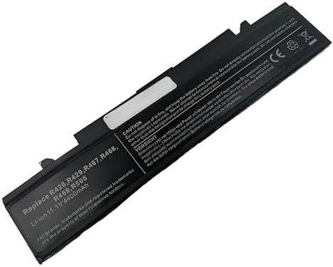 Batterie for Ordinateur Portable 9600 mAh, Compatible avec Samsung AA-PB9NS6B AA-PB9NC6B PL9NC6W NP350V5C 355V5C Np300v5a NP550P7C RV508 R428 R528 R460 R580.(6800mAh)