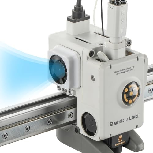 Ventilateur extrudeur A1 pour imprimante 3D Bambu Lab A1/A1Mini - Kit de refroidissement pour moteur d'extrusion automatique - Résout la surchauffe, marche/arrêt automatique - Ventilateur silencieux à