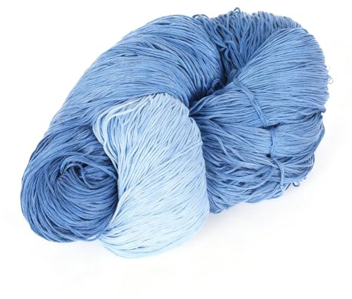 Stickgarn, 6 Fädig Blauer Farbverlauf Sticktwist, Thread 800 m Sticktwist Weicher, Kreuzstichfäden Freundschaftsarmbänder Floss für Kreuzstich, Stickbilder, Sashiko-Stickerei, Armbänder, zum Basteln