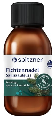 Spitzner Saunaaufguss - Fichtennadel 125 ml - harzig-frischer Fichtenduft mit klarem Waldcharakter