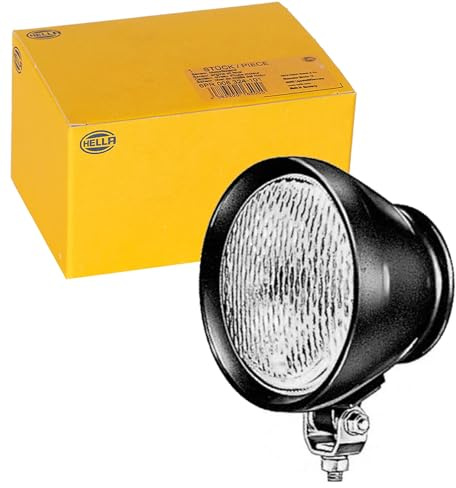 HELLA 1G3 003 710-021 Halogen-Arbeitsscheinwerfer Proflex-Gladiator - 12/24V - Anbau/geschraubt - hängend/schwenkbarer Montagebügel - Nahfeldausleuchtung - Stecker: Flachstecker