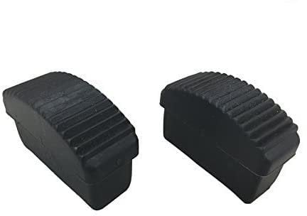 KETO PLASTICS Ladder Feet, Step Ladder, Black, Rubber, 61mm x 23mm