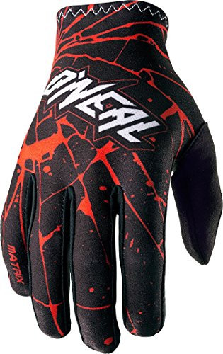 O'Neal Matrix Handschuhe Enigma Schwarz Rot MX MTB DH Motocross Enduro Offroad, 0388M-3, Größe L