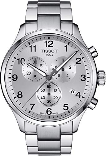 Tissot 87459683 Men's Watch Analogue Quartz One Size Stainless Steel, Bracelet