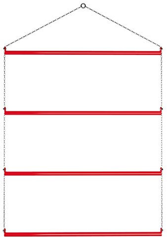 Deckenregal 83,8 cm (rot) Erhältlich in Schwarz, Blau, Rot & Pink Geeignet für Pferdedecken, Satteldecken und Pads. Extra breit für Westernsatteldecken und Pferdedecken.