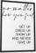 Papierschmiede® Typografie Poster, No matter how you feel… (elegant), 30x40 cm, Wanddeko Büro, Küche, Wohnzimmer, schwarz-weiß Bild mit Spruch OHNE Rahmen