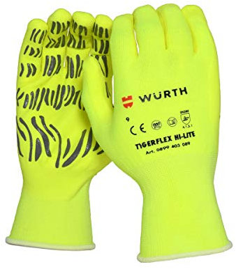 WÜRTH Tigerflex 0899403090 - Guanti protettivi High-Lite, Würth 0899403090 (2, 9 L)