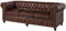 MASSIVMOEBEL24.DE Sofa 3-Sitzer Chesterfield Echtleder 218x82x76 braun Chesterfield #103