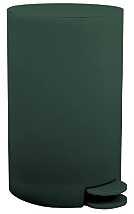 MSV PAPELERA OSAKI DE 3L DE CAPACIDAD EN COLOR VERDE OSCURO CON PEDAL PARA UNA FACIL APERTURA, FABRICADA EN POLIPROPILENO