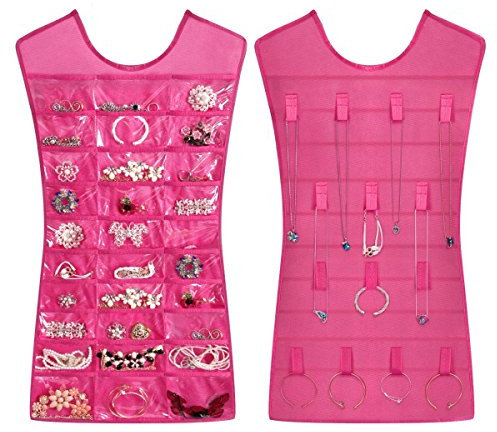 LeoFla Vestito Espositore Raccoglitore Abito Porta Gioie Bracciali Collane Bigiotteria, Variabile, Media