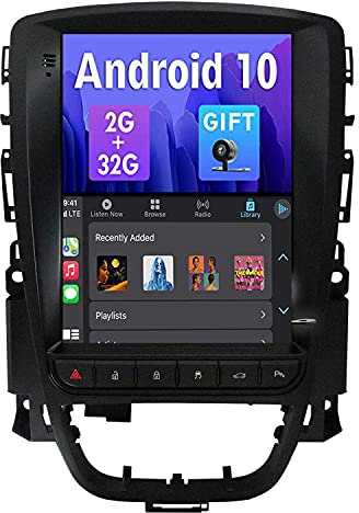 SXAUTO Android 10 Car Radio Fits Excelle GT/XT Astra J (2006-2016) - Camera - [2G+32G] - 2 Din - 9.7 Inch 2.5D - Supports DAB Steering Wheel Control 4G WiFi Bluetooth Carplay Android Car