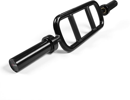 CAP 2 Solid Olympic Triceps Bar, No Collars, Black (New Version)