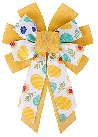 Osterdeko Blumen Kränze Türkranz Wandkranz Tür Ostern Schleife Kranz Osterhase Kranz Schleife Ostern Dekoration Frühling Sackleinen Schleife Für Haustür Ostern Kranz Hase Hintern Anhänger für Tür Wand