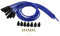 SHLPDFM 8mm Zündkabel Zündungskabel Zündspule Zündleitungen für 6-Zylinder Oldtimer （1m Blau）