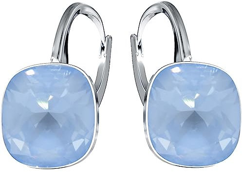 MŚ 1997 MENNICA ŚWIDNICKA Hängende Ohrringe 925 Silber mit Marken Kristall Zirkonia - Damen Schmuck Echt Silberne Hänge Ohrhanger Ideal Geschenge (Sky Ignite)