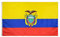 Stormflag Bandera Ecuado 3x5ft/ 90x150cm poliéster 90g, 2 ojales de metal costura doble con ojal