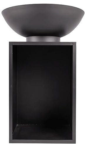 RedFire Cheminée de Jardin et Barbecue Onyx Classique 60 cm et Housse