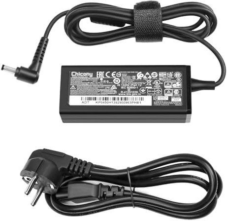 19V 45W 40W Alimentation Chargeur pour Wortmann Terra Mobile 1513S 1515 1516 1713A 1715 1716 Clevo NL40CU N240BU NL53NU L41MU NL51MU NL50CU A13-040N3A A18-045N2A Adaptateur