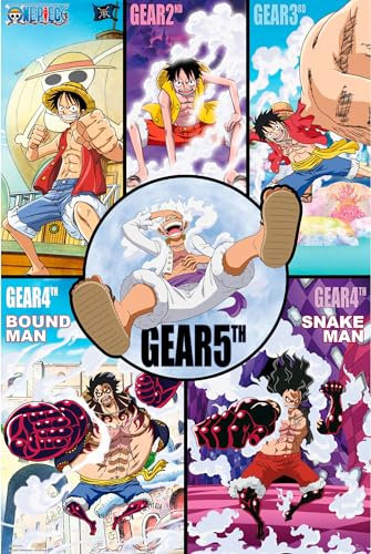 One Piece - Gears History - Manga Anime Poster Grösse 61x91,5 cm