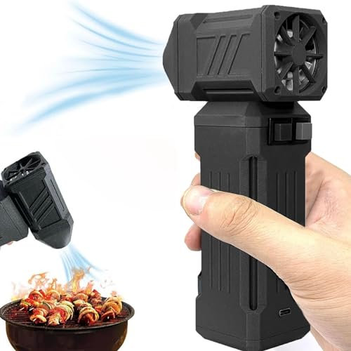 JINGEDD Air Blower Super Jet Fan V.2,Mini Turbo Jet Fan,Turbo Jet Blower 110000 Rpm Multipurpose Portable Air Blower Super Jet Fan For Car Drying,Cleaning,Camping,Outdoors,1PCS