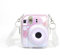 Aisnyho Instant Mini 12 Camera Case,Clear Colorful Camera Protective Case Bag for Fujifilm Instax Mini 12 with Transparent Strap