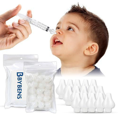 15 Adaptadores - Adaptador jeringa lavado nasal bebe - Lavado nasal bebe - 100% seguro - Adaptador . jeringa lavado nasal bebe de alta calidad.